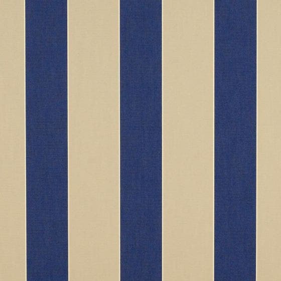 Sunbrella Mayfield Mediterranean/Canvas Block Stripe (4921-0000)