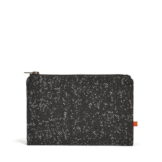 Sunbrella Lille Zip Pouch - Raven - Front