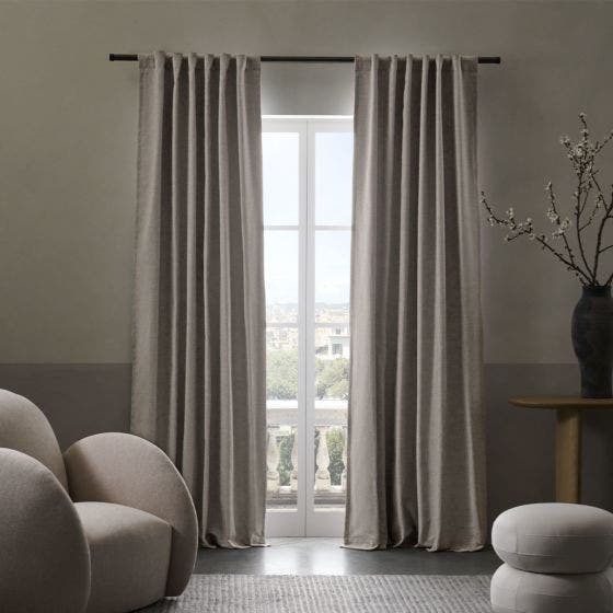 Sunbrella® Durant Blackout Curtain​​ - Fawn