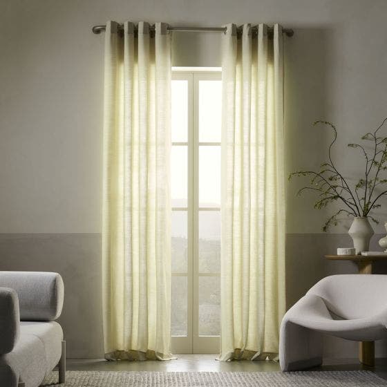 Sunbrella® Marx Light Filtering Curtain​​ - Basalt