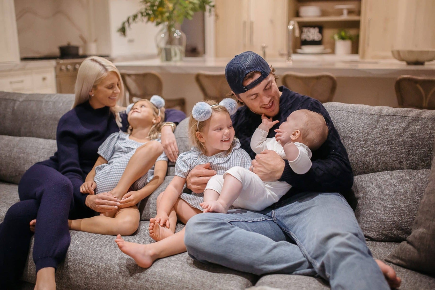 Lauren and TJ Oshie and family