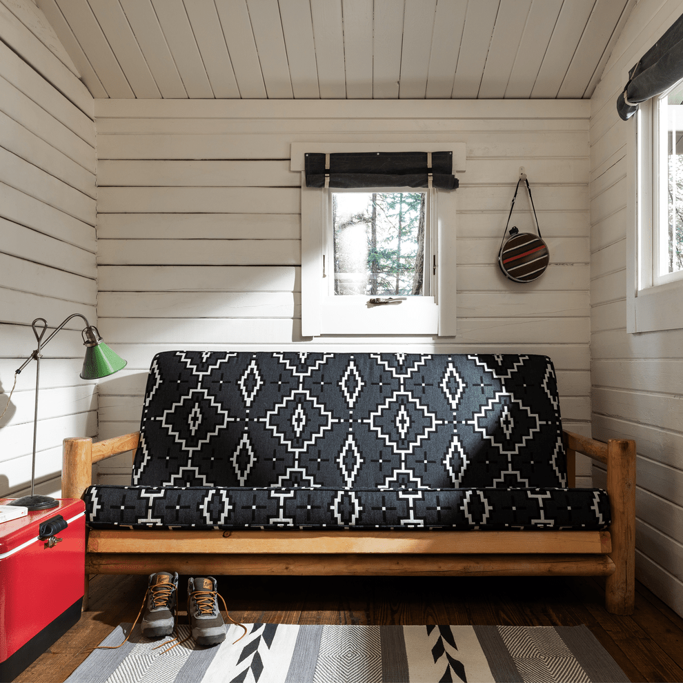 No matter the space, Pendleton by Sunbrella collection fabrics bring a classic look that’s both comfortable and durable.