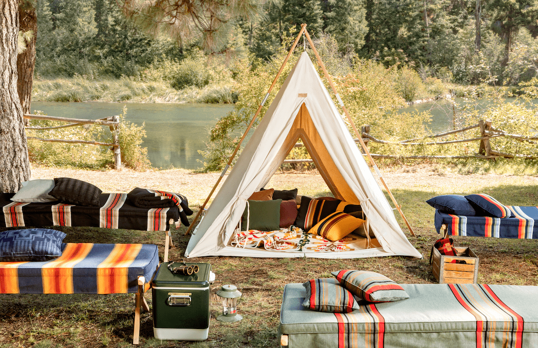 Camping has never looked better or felt more comfortable with the Pendleton by Sunbrella collection fabrics!