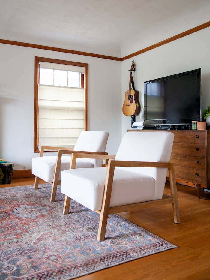 These versatile chairs look better than ever. Influencer and blogger Suzannah Stanley refreshed them with Sunbrella performance fabric in Canvas Natural.