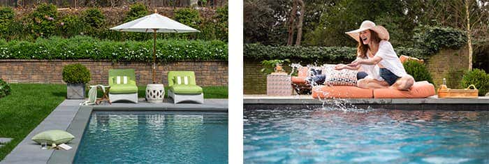 Take outdoor living to a whole new level. Sunbrella upholstered cushions allow you and your guests to enjoy your small outdoor gathering to the max.