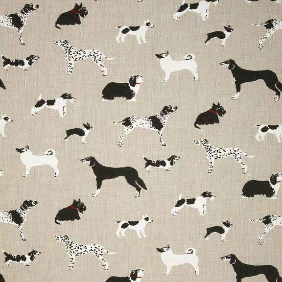 dog print fabric