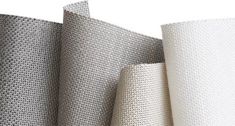 Selection of Sunbrella solar and roller fabrics