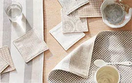 Sunbrella ReMade table linens