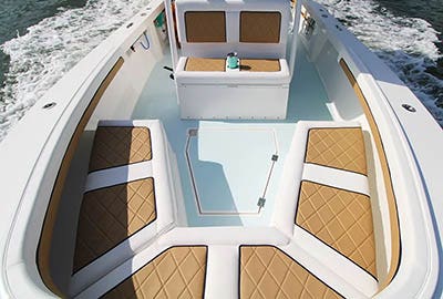 Customize Your Boat with Quilt Stitching and Sunbrella Horizon