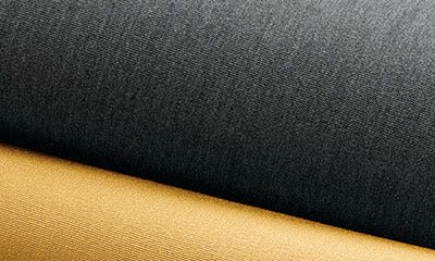 Close up of gray and gold fabric